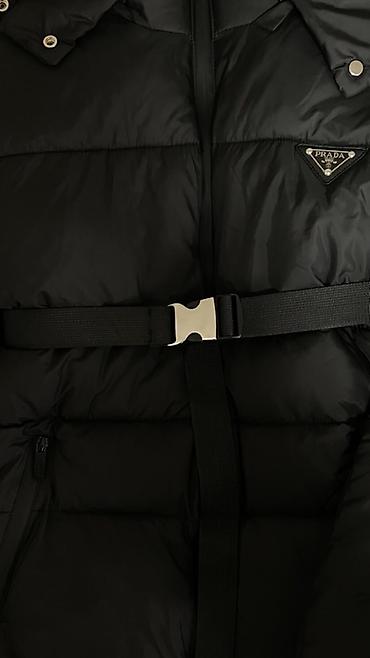 Пуховики и зимние куртки: Пуховик, Короткая модель, С поясом, Стеганый, L — 8