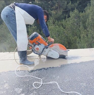 Beton işləri: Beton kesimi beton kesen beton deşen betonlarin kesilmesi deşilmesi