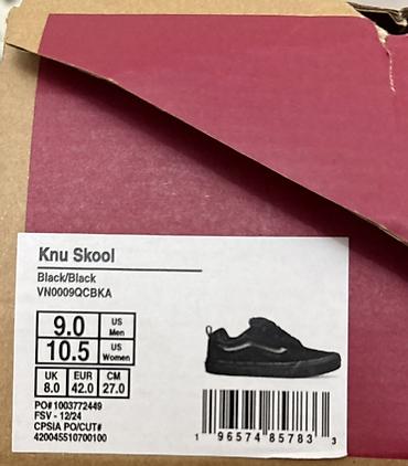 vans ayaqqabı: Original Vanslar Yenidir, Knu Skool gedir Qabarıq görünüşü var — 10