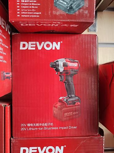 Аккумуляторный бесщеточный ударный гайковерт/винтоверт DEVON 20V -