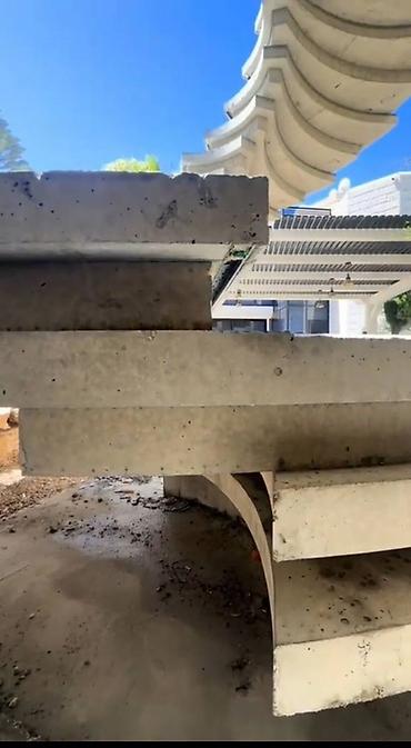 urban construction: Бетонная лестница Наружные — 4