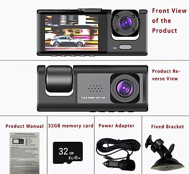 dvr kamera: Baideluo HD DVR avtomobil videoregistratoru Xüsusiyyətlər: - İki — 1
