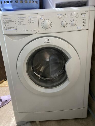 вип бишкеке номер телефона: Стиральная машина Indesit, Б/у, Автомат, До 6 кг, Полноразмерная