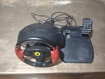 Video oyunlar üçün aksesuarlar: Thrustmaster Ferrari yarış sükanı və pedallar dəsti - Marka/model — 2