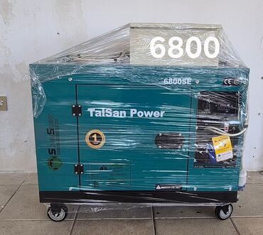 Təmir və tikinti: Taisan Power 6800SE modeli dizel generatoru. Yaşıl korpuslu bu