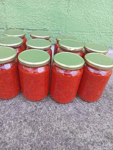 ikone novi sad: Domaća ajvar pasta u staklenim teglama - Ručno pripremljen ajvar od — 6