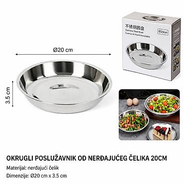 KMT okrugla posuda od nerđajućeg čelika 2419032 Praktična okrugla