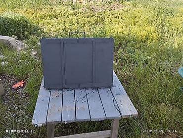 das komur: Daşına bilən metal mangle (qatlanan) - Material: qalın metaldan - — 2