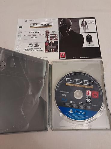 gamepad ps 4: Hitman Steelbook.Ciziqsizdir,promo kodlar isledilmeyib,kolleksiyaliq — 1