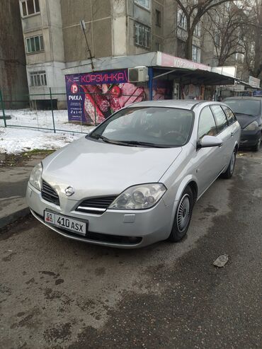 Nissan: Nissan Primera: 2002 г., 2 л, Вариатор, Бензин, Универсал