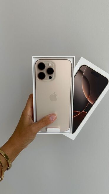 редми 14 c: IPhone 16 Pro, Жаңы, 256 ГБ, Desert Titanium, Заряддоочу түзүлүш, Каптама, Кабель, 100 %