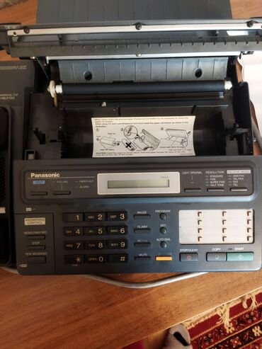 Printerlər: Stasionar faks.PANASONİC .Yeni kimidir.Yaxşı vəziyyətdədir.Ünvandan — 9