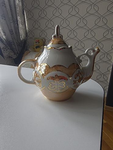 porselen: Farfor (Porcelan) çaydan - Material: yüksək keyfiyyətli farfor — 1