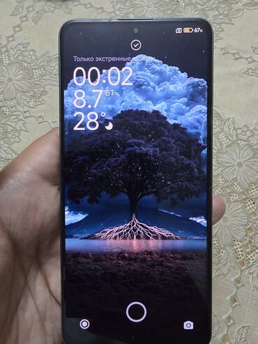 телефон fly fs516 cirrus 12: Poco X6, 256 GB, rəng - Göy, Barmaq izi