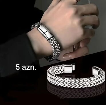 Bilərziklər: YENİ, Dəbli QOLBAQLAR satılır. (kişilər üçün) DƏBLİ və QƏŞƏNG — 9