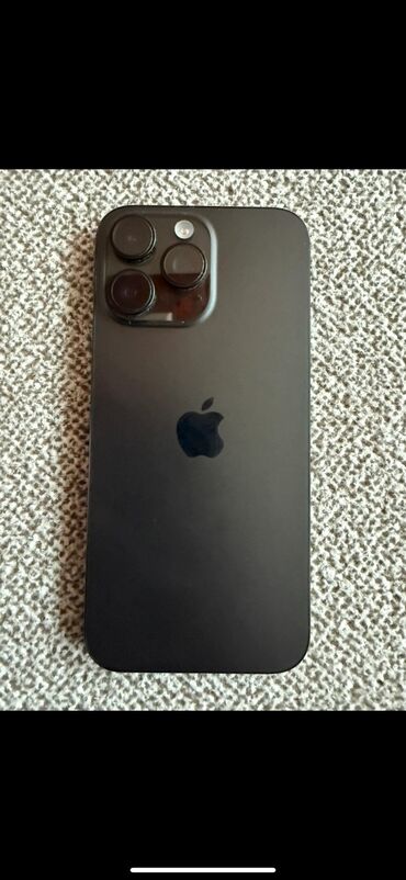 айрподс про 5: IPhone 16 Pro Max, Колдонулган, 256 ГБ, Заряддоочу түзүлүш, Коргоочу айнек, Кабель, 100 %