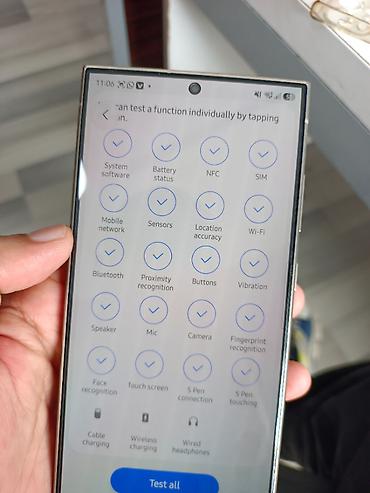 core 2 duo: Samsung Galaxy S24 Ultra, Б/у, 256 ГБ, цвет - Голубой, 2 SIM — 7