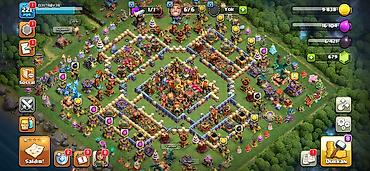 Oyuncaqlar: Clash of Clans hesabı – 221 level, Bələdiyyə (Town Hall) 16, tam maxa — 1