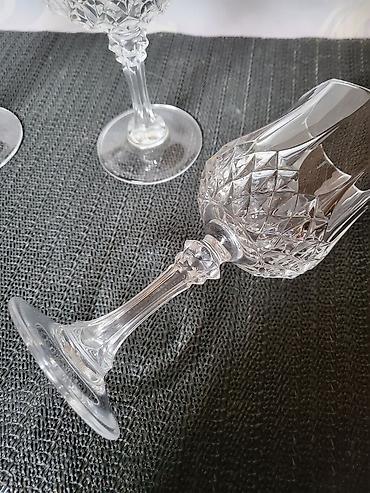 Čaše: Case kristal za vino d,argues francuske iz 80ih.god. Case kristal za — 10