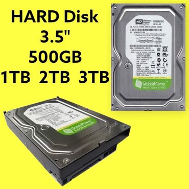 Računari, laptopovi i tableti: Hard diskovi za PC racunare i video nadzor 500GB cena 2350 din 1TB