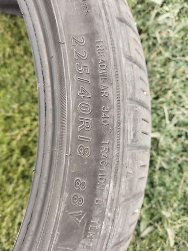 340: Шины 225 / 40 / R 18, Лето, Б/у, Пара, Легковые, Япония, DUNLOP — 1