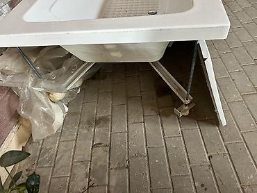 xrom acar: Akrilik vanna – düzbucaqlı dizayn, ön panel ilə - Material: yüksək — 5