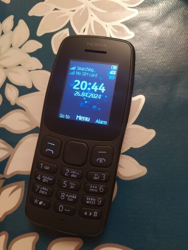 nokia 1209: Nokia 106, 2 GB, rəng - Qara, Düyməli