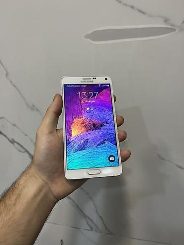 samsung not 3 satin alin: Samsung Galaxy Note 4, 32 GB, rəng - Ağ, Barmaq izi — 1