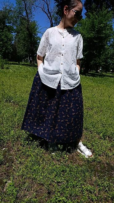 Джинсы: Штаны кюлоты широкие джинсовые - Фасон: очень широкий крой — 10