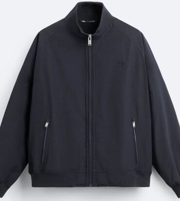 мужская куртка zara: Куртка M (EU 38), цвет - Синий