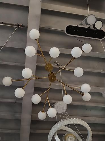 smart light: Потолочная люстра в стиле mid-century/modern “Sputnik” - Конструкция — 1
