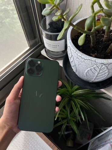 цены на бу айфоны: IPhone 13 Pro, Б/у, 128 ГБ, Alpine Green, Защитное стекло, Чехол, 100 %
