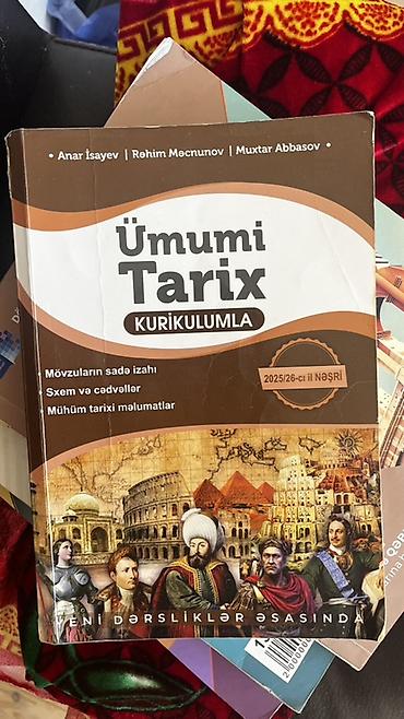 Seyfeye baxin kitablar var Məhsul: “Ümumi Tarix – Kurikulumla”