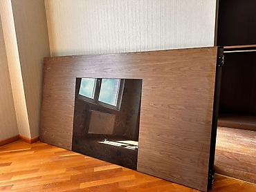 kupe dolablar: Sürgülü qapılı paltar şkafı - Material: ağac naxışlı laminat/MDF - — 2