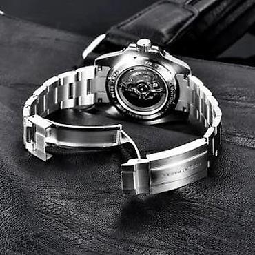 Ručni satovi: PAGANI DESIGN PD-1661 - 40mm - Crna - Rolex Submariner Hom Potpuno — 8