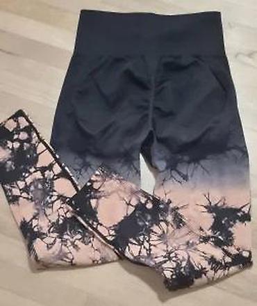 Helanke, biciklistički šortsevi: Ženske sportske helanke sa visokim strukom - Kroj: visok, širok pojas — 13