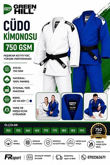 İdman formaları: 💥 cüdo, cüdo Kimonosu GREEN HİLL 💰 ağ - 110 azn göy - 115 azn ✅ — 1