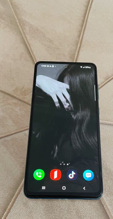 Samsung: Samsung Galaxy A52, 128 GB, rəng - Göy, Barmaq izi, İki sim kartlı, Face ID