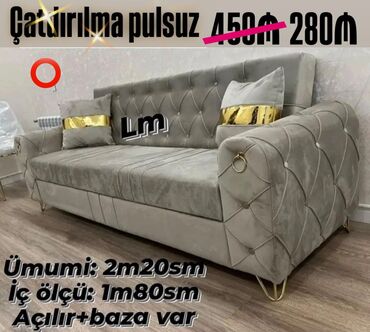 Masa və oturacaq dəstləri: Divan, Yeni, Açılan, Bazalı, Şəhərdaxili pulsuz çatdırılma