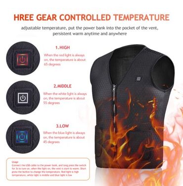 Prsluci: Prsluk sa grejačima Cena 2100 din Cena za 2 komada 3500 din Zagrejte — 4