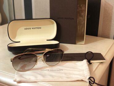 Маски, очки: Продаю оригинальные мужские очки Louis Vuitton. Пользовался один