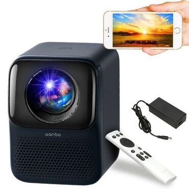проек: Wanbo New T2 Max Projector High Brightness 1080p Full HD Dual-Band