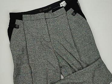 jasnoszary: Zara, Spodnie materiałowe damskie, rozmiar M — 1