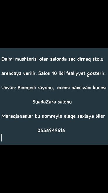 tap az daye teleb olunur: Mushterili salona ustalar teleb olunur