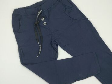 legginsy damskie eleganckie allegro: Material trousers, S (EU 36), condition - Good