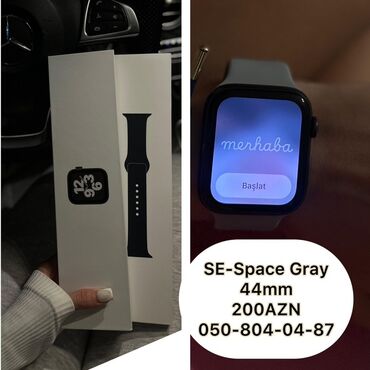 sensor saatlar: Smart saat, Apple, Sensor ekran, rəng - Boz