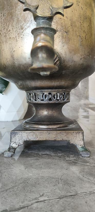 samavar qiyməti: Antik samovar – “Товарищество паровой самоварной фабрики наследников — 5