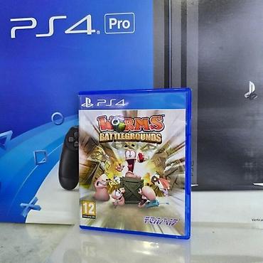 Video oyunlar və konsollar: PS4 üçün "Worms Battlegrounds" oyun diski Hər bir məhsula zəmanət — 1