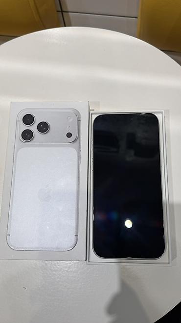 IPhone 14 Pro, Колдонулган, 256 ГБ, Matte Silver, Куту, 100 %