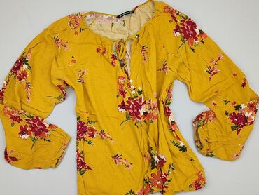 różowe bluzki z bufiastymi rękawami: Blouse, Stradivarius, S (EU 36), condition - Good